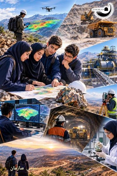 پیام روابط عمومی سازمان نظام مهندسی معدن ایران به داوطلبان كنكور؛ مهندسی معدن، از كشف ذخایر تا ساخت آینده صنعت ایران